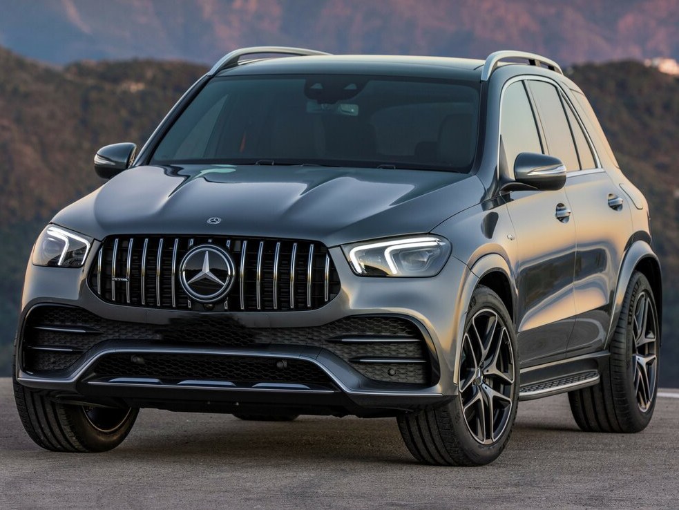 Mercedes-Benz GLE-Класс AMG (W167, 2018 - 2022 г.в.): вид спереди сбоку