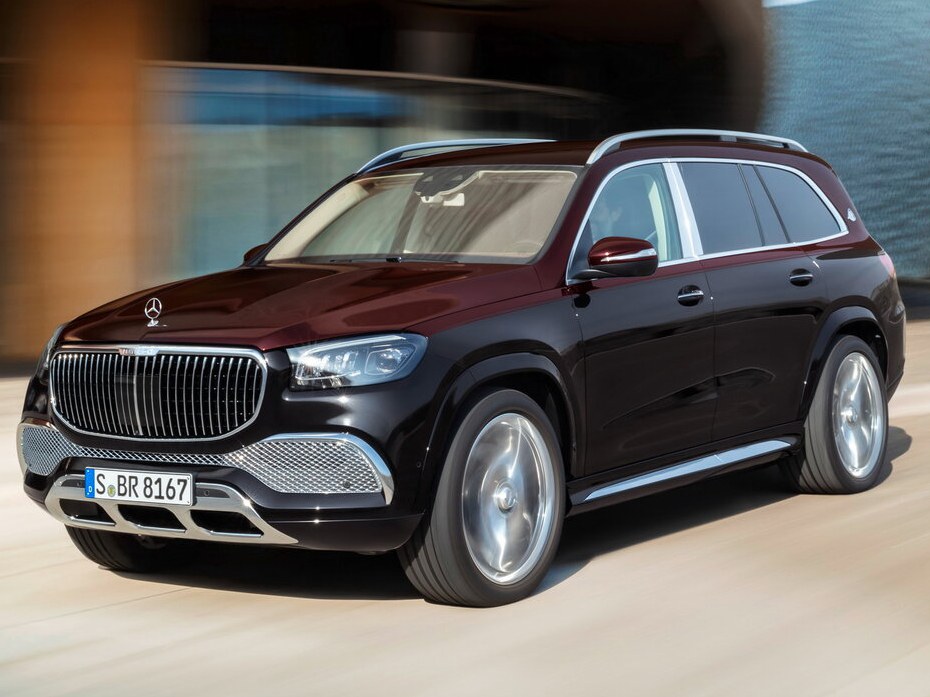 Mercedes-Benz GLS-Класс Maybach (X167, 2019 - 2022 г.в.): вид спереди сбоку