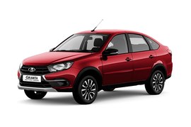 ВАЗ (Lada) Granta Active Cross: вид спереди сбоку