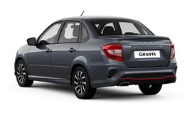 ВАЗ (Lada) Granta Sportline седан: вид сзади сбоку