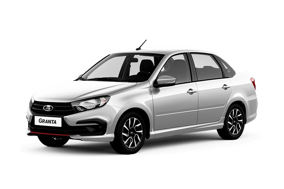 ВАЗ (Lada) Granta Sportline седан: вид спереди сбоку