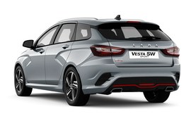 ВАЗ (Lada) Vesta SW Sport: вид сзади сбоку