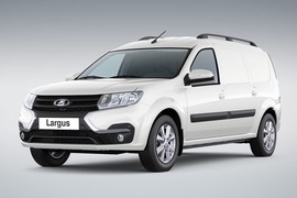 ВАЗ (Lada) Largus фургон: вид спереди сбоку