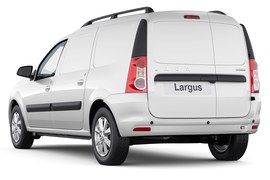 ВАЗ (Lada) Largus фургон: вид сзади сбоку