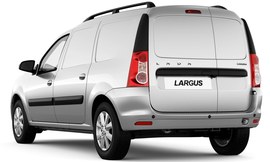 ВАЗ (Lada) Largus фургон: вид сзади сбоку