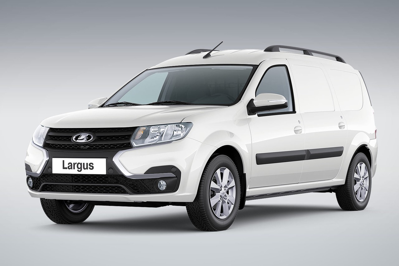 ВАЗ (Lada) Largus фургон: вид спереди сбоку
