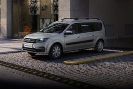 ВАЗ (Lada) Largus CNG: вид спереди сбоку