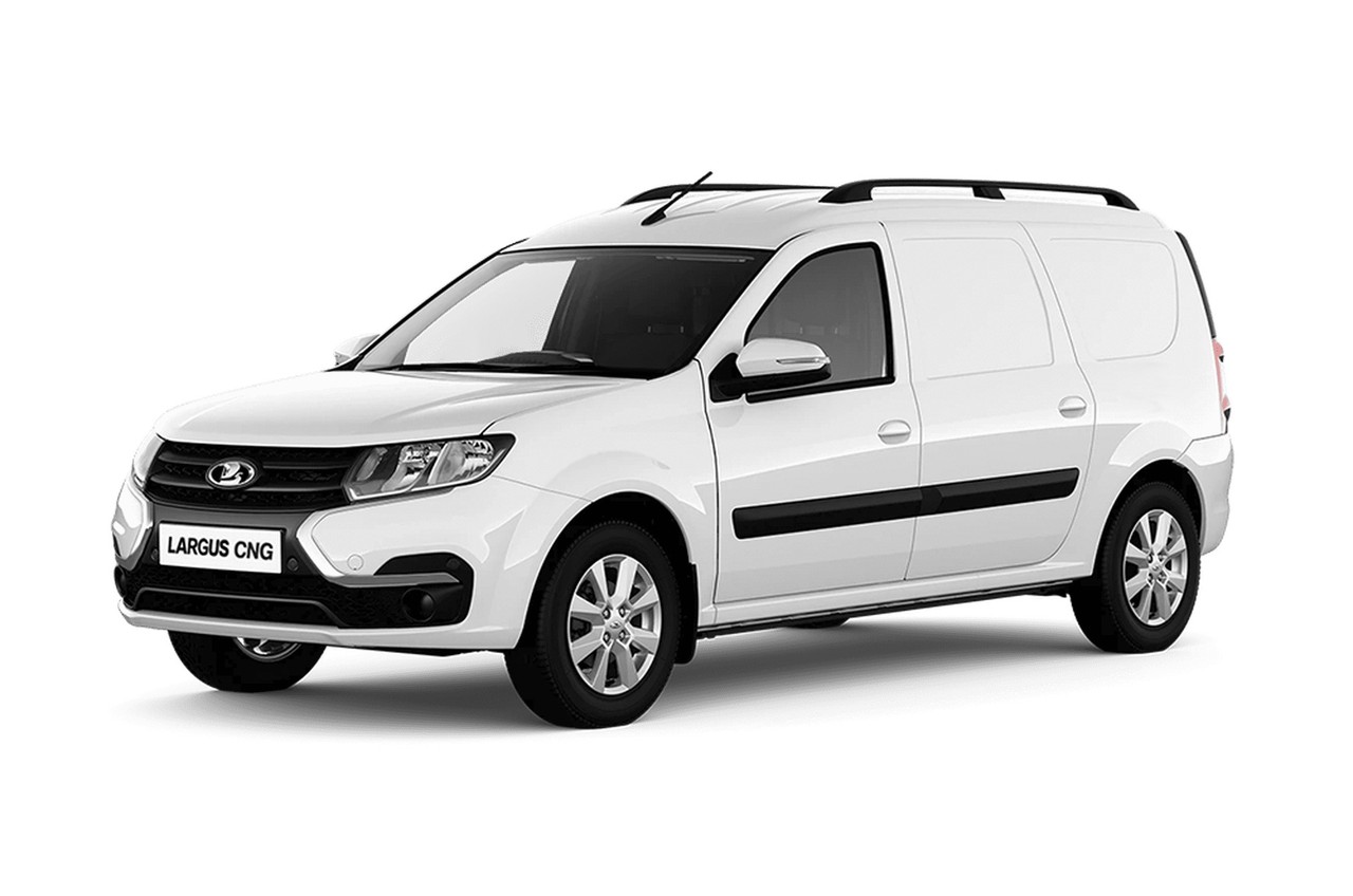 ВАЗ (Lada) Largus фургон CNG: вид спереди сбоку