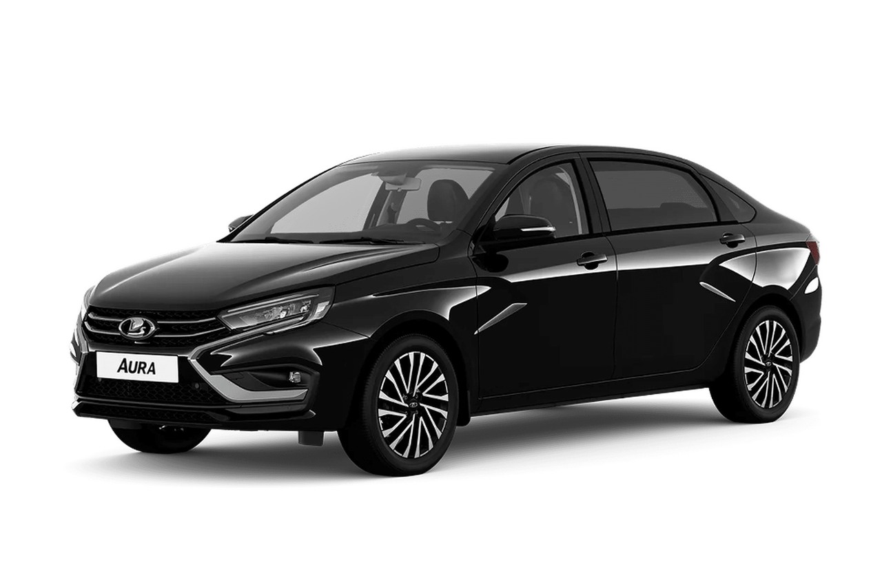 ВАЗ (Lada) Aura седан: вид спереди сбоку