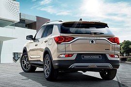 KGM Korando: вид сзади