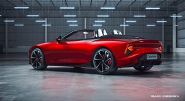 MG Cyberster: вид сзади сбоку