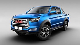 JAC T8: вид спереди сбоку