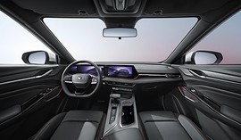Changan CS35 MAX: салон, торпедо с рулём