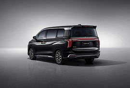 Hongqi HQ9: вид сзади сбоку