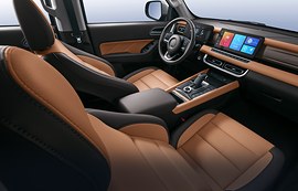 Haval Poer: салон, передние сиденья