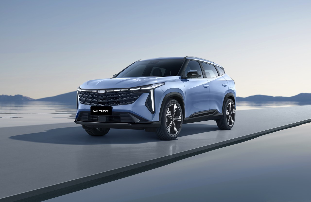 Geely Cityray: вид спереди сбоку