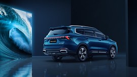 Geely Okavango: вид сзади сбоку