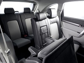 Chevrolet Captiva (I поколение рестайлинг, 2011 - 2013 г.в.): Задний ряд, сложенное сиденье