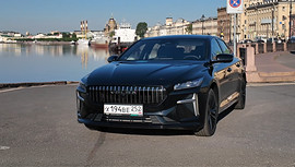 Volga C50 седан: салон, передние сиденья