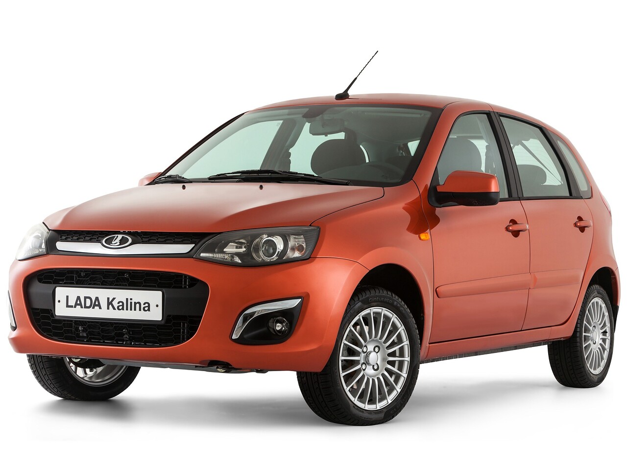 ВАЗ (Lada) Kalina хэтчбек 5-дв. 1.6 (106 л.с.) AT Luxe Navi Glonass (21927-52-2Y4): вид спереди сбоку