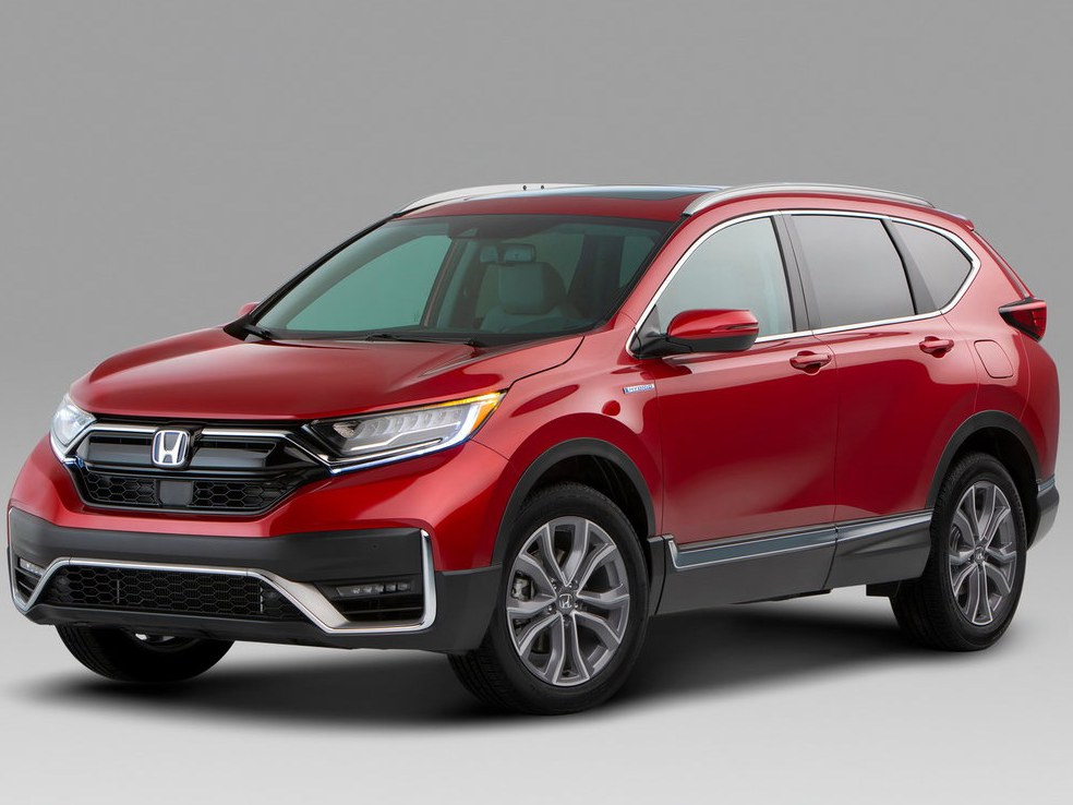 Honda CR-V (V поколение рестайлинг, 2019 - 2022 г.в.): Три четверти спереди в студии