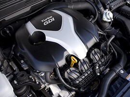 Hyundai Sonata (VI поколение, 2010 - 2015 г.в.): Крышка двигателя Turbo GDI