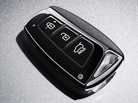 Hyundai Santa Fe (III поколение, 2012 - 2015 г.в.): Ключ-брелок