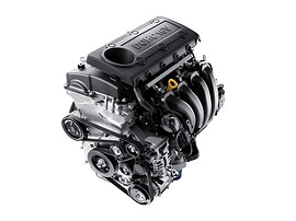 Hyundai Santa Fe (III поколение, 2012 - 2015 г.в.): Двигатель на белом фоне