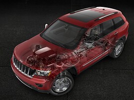 Jeep Grand Cherokee (WK2, 2010 - 2013 г.в.): Схема трансмиссии