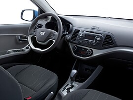 KIA Picanto хэтчбек 5-дв. 1.0 MT Classic: Центральная консоль и рычаг переключения передач