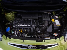 KIA Picanto хэтчбек 5-дв. 1.0 MT Classic: Моторный отсек сверху