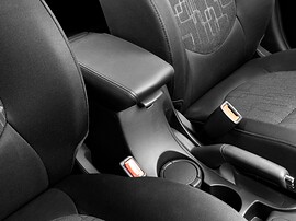 KIA Rio седан (III поколение, 2011 - 2015 г.в.): Центральный подлокотник и подстаканники
