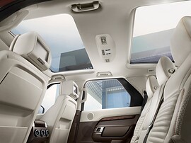 Land Rover Discovery 4 (V поколение, 2016 - 2020 г.в.): Панорамная крыша из салона