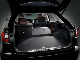 Lexus RX 2.0 4x4 AT 300 (Black Royal): Багажник с экранами на подголовниках
