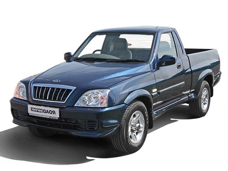 ТагАЗ Road Partner пикап (I поколение, 2008 - 2014 г.в.): вид спереди сбоку