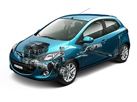 Mazda 2 1.3 MT Direct: схема устройства