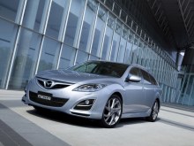 Mazda 6 универсал: вид спереди сбоку