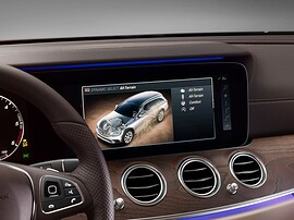 Mercedes-Benz E-Класс универсал 2.0 4MATIC AT Luxury (E 220 d): Экран с режимом All-Terrain