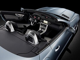 Mercedes-Benz SLK-Класс 1.8 AT 250: Салон сверху с открытым верхом