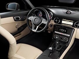 Mercedes-Benz SLK-Класс 1.8 AT 250: Салон, бежевые сиденья
