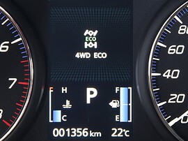 Mitsubishi Outlander (III поколение рестайлинг, 2015 - 2018 г.в.): Цифровой дисплей приборной панели