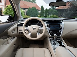 Nissan Murano (III поколение, 2016 - 2022 г.в.): Светлый бежевый салон, вид вперёд