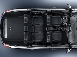 Opel Astra универсал 1.6 MT Essentia: схема расположения сидений сверху