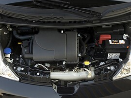 Peugeot 107 хэтчбек 5-дв. (II поколение рестайлинг, 2005 - 2012 г.в.): моторный отсек