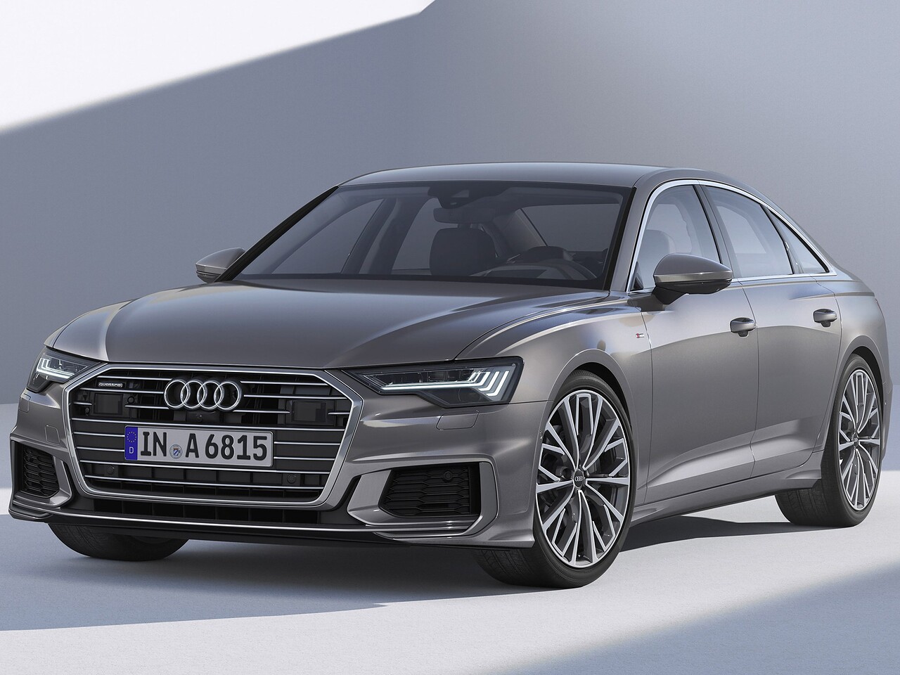 Audi A6 седан 2.0 AT Design (40 TFSI): вид спереди сбоку