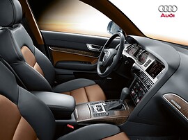 Audi A6 седан 2.0 TFSI AT: салон, передние сиденья