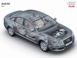 Audi A6 седан 2.0 TFSI AT: схема устройства