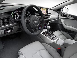 Audi A6 седан (C7, 2010 - 2014 г.в.): салон, передняя панель