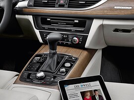 Audi A6 седан (C7, 2010 - 2014 г.в.): центральная консоль