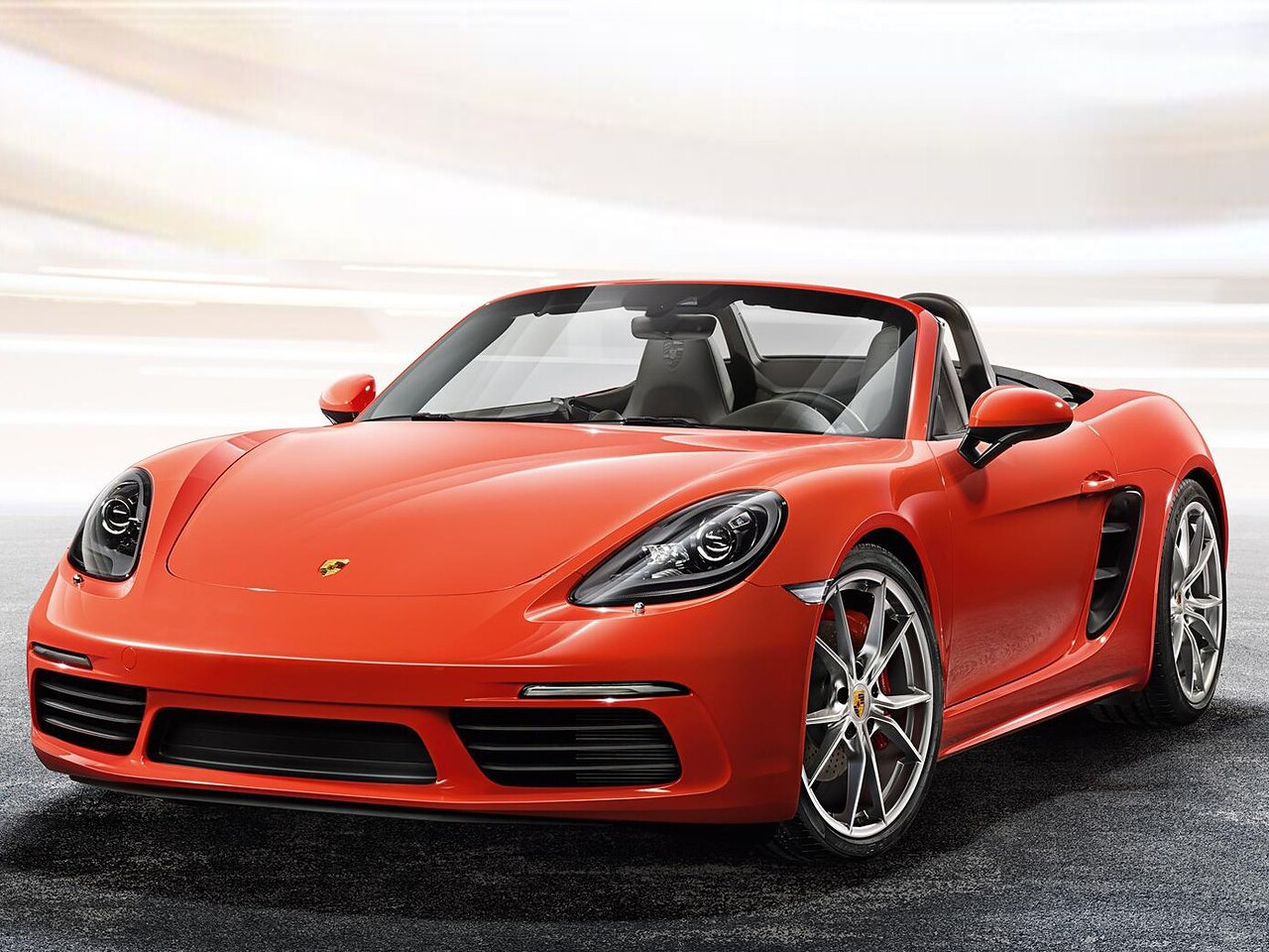 Porsche 718 Boxster (982, 2016 - 2022 г.в.): Три четверти спереди в студии